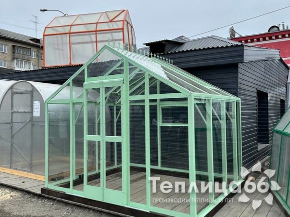 Теплица Рада Гарденикс 3 С (под стекло), ширина 3 м