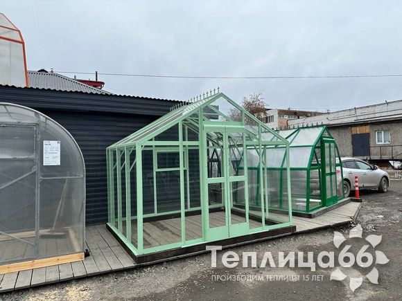 Теплица Рада Гарденикс 3 С (под стекло), ширина 3 м